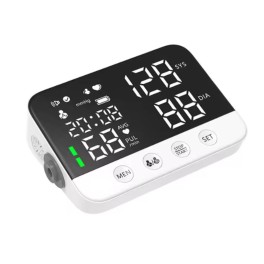 Blood Pressure Monitor Arm Cuff Tensiometer Tonometer Digital Voice Sphygmomanometer Electronic Medical BP Monitors Rechargeable
