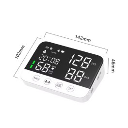 Blood Pressure Monitor Arm Cuff Tensiometer Tonometer Digital Voice Sphygmomanometer Electronic Medical BP Monitors Rechargeable