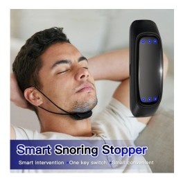 EMS Pulse Stop Snore Portable Comfortable Sleep Well Stop Snore Health Care Sleep Apnea Aid USB Smart Anti Snoring Device
