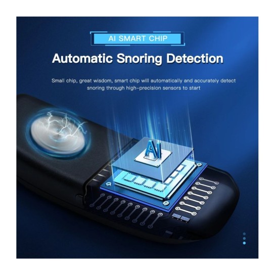 EMS Pulse Stop Snore Portable Comfortable Sleep Well Stop Snore Health Care Sleep Apnea Aid USB Smart Anti Snoring Device