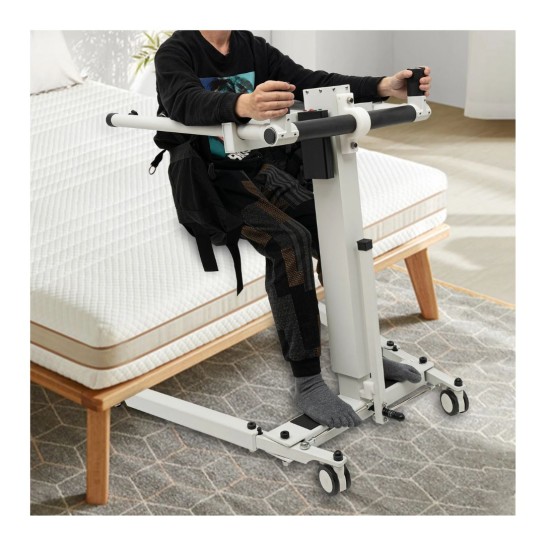 90W Electric Transfer Lift Wheelchair, Portable Patient Lift Chair for Home, Car, Disabled and Elderly, Nursing.