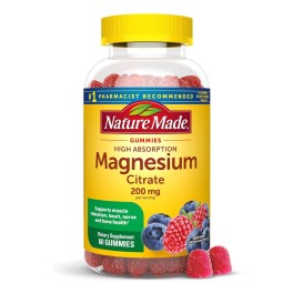 Nature Made - High Absorption Magnesium Citrate Gummies, 200 mg