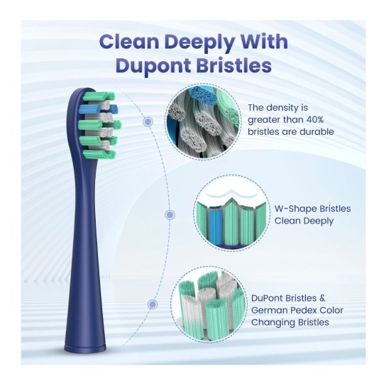 SEJOY Oral Cleaning Personal Sonic Electric Toothbrush Care Appliances lPX7 5 Modes Smart Rechargeable Automatic Toothbrush