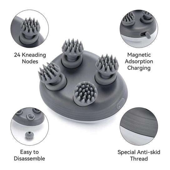 Electric Cat Massager Body Massager Health Care Relax Shoulder Neck Deep Tissue Head Scalp Massage Kneading Vibrating Device